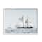Stupell Industries Traditional Sailboat Vessel Boat on Water Photography Framed Wall Art